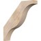 Ekena Millwork 5 1/2"W x 32"D x 32"H Funston Smooth Knee Brace, Douglas Fir BRC06X32X32FST00SDF - alternate 1